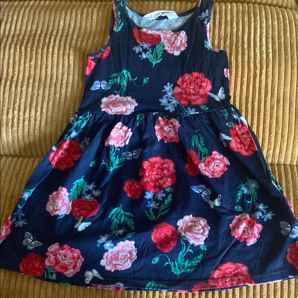 H&M Blue and Pink Sundress Sleeveless Casual size 5/6T